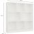 Top E Shop FIESTA 8P WHITE BOOKCASE Новинки Для дома и сада 