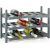 ROTHO Vario Wine Rack Anthracite - Stand for 6 Bottles Мусорные урны