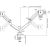 Multibrackets MB-7086 Monitora turētājs ar augstuma regulēšanu uz 2 monitoram TV un monitoru stiprinājumi, kronšteini