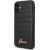 Guess  GUHCN61PCUMLCRBK Croco Cover Aizsargapvalks priekš Apple iPhone 11 Melns Neoriģinālie Maciņi