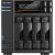 NAS Asustor AS6804T; Tower; 4x (3.5" SATA HDD/ 2.5" SSD); AMD Ryzen Embedded V3C14; 16G ECC DDR5 SODIMM (max. 64GB), 2x 10GbE, 2x 5GbE, 4x M.2 2280 NVMe PCIe 4.0, 2x USB4, 2x USB 3.2 Gen, 1x optional 10 GbE card Серверы и компоненты серверов