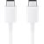 Samsung EP-DA705BWE USB-C uz USB-C Uzlādes & Datu Kabelis 1m (OEM) Data USB kabeļi