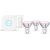 Philips Hue E WCA 345 GU10 3kit SW EU GU10 4.7 W 16 million colors, White and colored light Viedās lampas un spuldzes