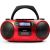 AIWA boombox sistēma ar kaseti, CD, bluetooth, AM/FM radio, sarkans - BBTC-550RD Jaunumi - Audio-Video
