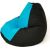 Go Gift Sako bag pouffe Pear black and blue L 105 x 80 cm Мешки и пуфы