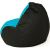 Go Gift Sako bag pouffe Pear black and blue L 105 x 80 cm Мешки и пуфы