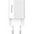 Network charger VFAN E01, 1x USB, 2.4A + USB-C cable (white) Jaunumi - Datori
