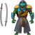 Figurka Mattel Mattel Masters of the Universe Origins Turtles of greyskull Stealth Ninja Leonardo, toy figure Фигурки и герои