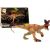 Figurka LeanToys Figurka Kolekcjonerska Dinozaur Dilofozaur Czerwony 1 El Figūriņas un varoņi