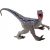 Figurka LeanToys Dinozaur Figurka Kolekcjonerska Velocitaptor Siwy 1El Figūriņas un varoņi