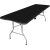 Saska Garden STÓŁ CATERINGOWY SKŁADANY W WALIZKĘ 240x74x74CM 150KG CZARNY Jaunumi -Dārzam