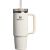 Stanley Termokrūze ar salmiņu The Quencher H2.0 Fluted Tumbler 0.89L glancētā krēmkrāsā Termosi un Termokrūzes