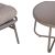 Garden furniture set JIVE table and 2 chairs, taupe Jaunumi -Dārzam