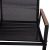 Garden furniture set CANAAN table, bench and 2 chairs, black Jaunumi -Dārzam