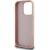 Guess PU Grained 4G Metal Logo Case Aizsargapvalks priekš iPhone 15 Pro / rozā Neoriģinālie Maciņi