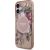 Guess IML Flowers Strap MagSafe Case Aizsargapvalks priekš iPhone 17 / rozā Neoriģinālie Maciņi