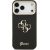 Guess PU Grained 4G Logo Stand Camera Frame Case Защитный чехол для iPhone 17 Pro Max / чёрный Чехлы - альтернативные