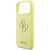 Guess Liquid Silicone 4G Metal Logo Case Защитный чехол для iPhone 17 Pro Max / жёлтый Чехлы - альтернативные