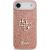 Guess PU Fixed Glitter 4G Metal Logo Case Защитный чехол для iPhone Air / розовый Чехлы - альтернативные