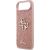Guess PU Fixed Glitter 4G Metal Logo Case Защитный чехол для iPhone Air / розовый Чехлы - альтернативные