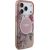 Guess IML Flowers Strap MagSafe Case Aizsargapvalks priekš iPhone 17 Pro / rozā Neoriģinālie Maciņi