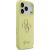 Guess Liquid Silicone 4G Metal Logo Case Aizsargapvalks priekš iPhone 17 Pro / dzeltens Neoriģinālie Maciņi