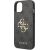 Guess PU 4G Metal Logo Case Aizsargapvalks priekš iPhone 14 / pelēks Neoriģinālie Maciņi
