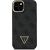 Guess PU 4G Strass Triangle Logo Stand Camera Frame MagSafe Case Защитный чехол для iPhone 14 / чёрный Чехлы - альтернативные