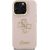 Guess PU Grained 4G Logo Stand Camera Frame Case Aizsargapvalks priekš iPhone 15 Pro / rozā Neoriģinālie Maciņi