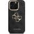 Guess PU 4G Metal Logo Stand Camera Frame Case Защитный чехол для iPhone 15 Pro / чёрный Чехлы - альтернативные