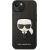 Karl Lagerfeld PU Saffiano Karl Head Case Защитный чехол для iPhone 14 Plus / чёрный Чехлы - альтернативные