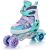 Skrituļslidas Meteor 4w1 Blueberry M 34-37 Skrejriteņi bērniem
