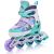 Skrituļslidas Meteor 4w1 Blueberry S 30-33 Skrejriteņi bērniem