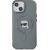 Karl Lagerfeld IML Karl Head Metal Frame MagSafe Aizsargapvalks priekš iPhone 15 / melns Neoriģinālie Maciņi