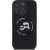 Karl Lagerfeld Liquid Silicone K&CH Heads MagSafe Case Aizsargapvalks priekš iPhone 16 Pro Max / melns Neoriģinālie Maciņi