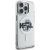 Karl Lagerfeld IML Glitter Karl and Choupette Sketch MagSafe Case Защитный чехол для iPhone 15 Pro / прозрачный Чехлы - альтернативные