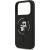 Karl Lagerfeld Liquid Silicone Karl and Choupette MagSafe Case Aizsargapvalks priekš iPhone 17 Pro Max / melns Neoriģinālie Maciņi
