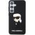 Karl Lagerfeld 3D Rubber Ikonik Case Aizsargapvalks priekš Samsung Galaxy S24 / melns Neoriģinālie Maciņi