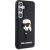Karl Lagerfeld 3D Rubber Ikonik Case Aizsargapvalks priekš Samsung Galaxy S24 / melns Neoriģinālie Maciņi