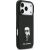 Karl Lagerfeld Liquid Silicone Metal Ikonik Case Aizsargapvalks priekš iPhone 17 Pro / melns Neoriģinālie Maciņi