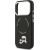 Karl Lagerfeld PU Karl and Choupette Heads Pins MagSafe Case Защитный чехол для iPhone 17 Pro Max / чёрный Чехлы - альтернативные