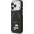Karl Lagerfeld PU Karl and Choupette Heads Pins MagSafe Защитный чехол для iPhone 17 Pro / чёрный Чехлы - альтернативные