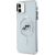 Karl Lagerfeld IML K&CH Heads Metal Frame MagSafe Case Защитный чехол для iPhone 11 / прозрачный Чехлы - альтернативные
