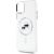 Karl Lagerfeld IML K&CH Heads Metal Frame MagSafe Case Защитный чехол для iPhone 11 / прозрачный Чехлы - альтернативные