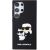 Karl Lagerfeld 3D Rubber Karl and Choupette Защитный чехол для Samsung Galaxy S24 Ultra / чёрный Чехлы - альтернативные