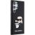 Karl Lagerfeld 3D Rubber Karl and Choupette Защитный чехол для Samsung Galaxy S24 Ultra / чёрный Чехлы - альтернативные