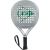Padel bat Dunlop MEGAMAX SILVER 365g Galda teniss