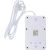 Maclean power strip, 4-socket extension cable + 3xUSB, 110-240V AC 50/60Hz, 2.1A max 2500W, 1.5m, white, MCE392 W Strāvas pagarinātāji