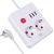 Maclean power strip, extender 2 sockets + 3xUSB, 110-240V AC 50/60Hz, 2.1A max 2500W, 3 m, white, MCE388 W Strāvas pagarinātāji