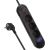 Maclean power strip, 3-socket extension cable + 3xUSB, 110-240V AC 50/60Hz, 2.1A max 2500W, 1.5m, black, MCE394 B Strāvas pagarinātāji